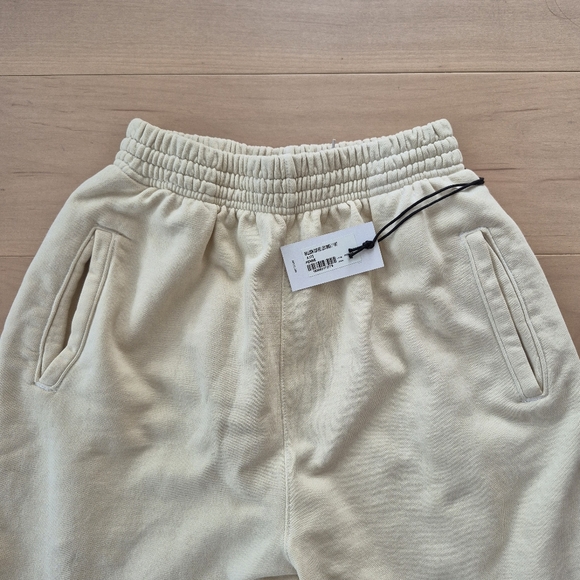 Agolde Balloon Curved Leg Sweatpants, light yellow XS - Picture 6 of 7